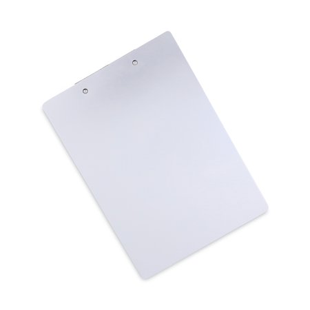 Universal Aluminum Clipboard with Low Profile Clip, 1/2" Capacity, 8x11.5 Sheets UNV40301